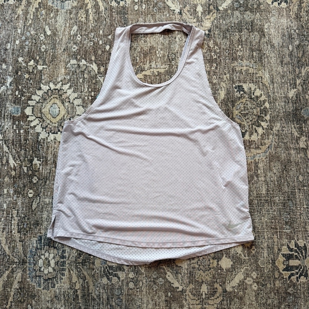 Nike Mesh Tank • size large • lavender